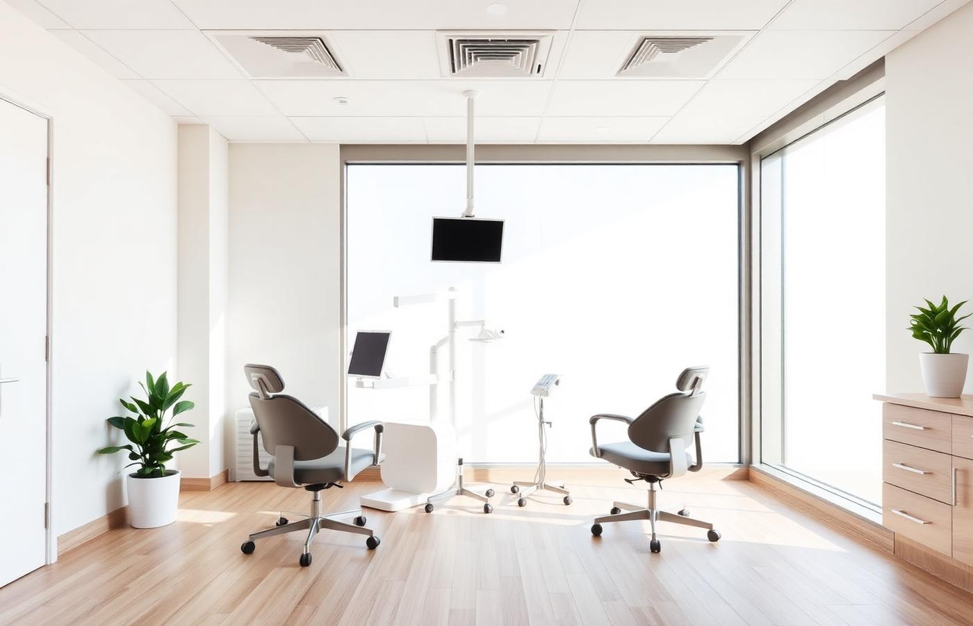 Consultation room inside the Montville office